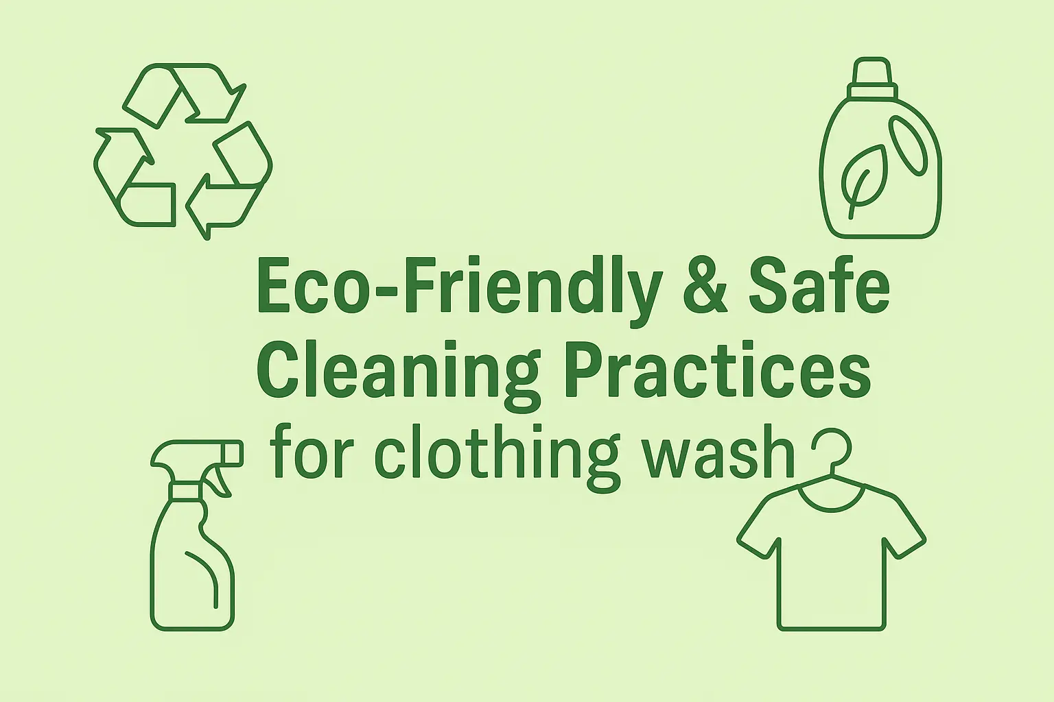 Eco-Friendly & Safe Cleaning Practices